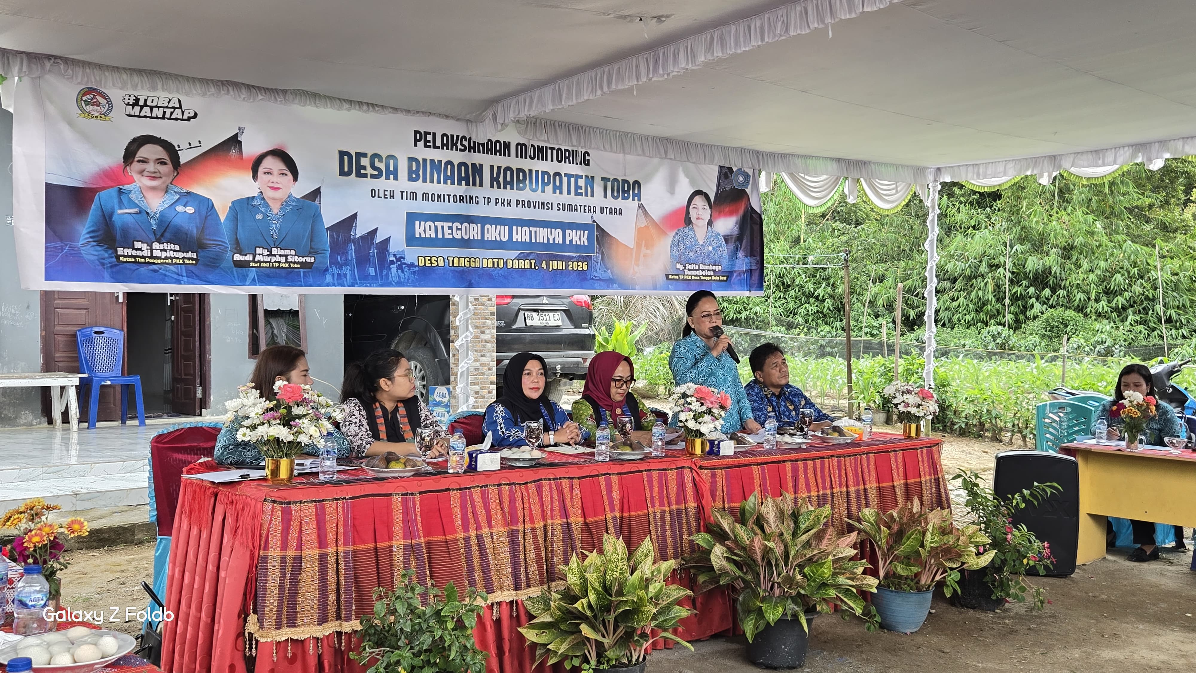 Tim Monitoring Provsu Tinjau Implementasi Program 'Aku Hatinya PKK' di Desa Tangga Batu Barat
